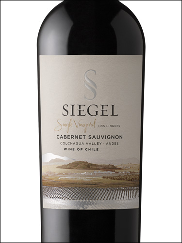 фото Siegel Single Vineyard Los Lingues Cabernet Sauvignon Сигель Сингл Виньярд Лос Лингес Каберне Совиньон Чили вино красное