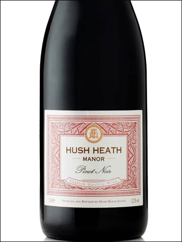 фото Hush Heath Manor Pinot Noir Хаш Хит Мэнор Пино Нуар Великобритания вино красное