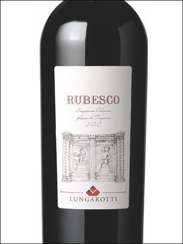 фото Lungarotti Rubesco Rosso di Torgiano DOC Лунгаротти Рубеско Россо ди Торджано Италия вино красное