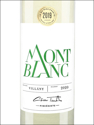 фото Gunzer Tamas Mont Blanc Villany Гюнзер Тамаш Мон Блан Виллань Венгрия вино белое