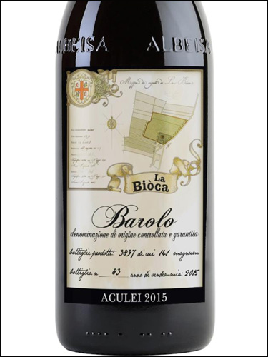 фото La Bioca Aculei Barolo DOCG Ла Биока Акулеи Бароло Италия вино красное