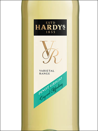 фото Hardys VR Pinot Grigio Хардис ВР Пино Гриджио Австралия вино белое
