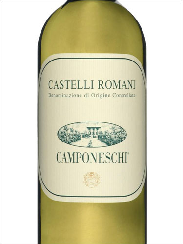 фото Camponeschi Castelli Romani Bianco DOC Кампонески Кастелли Романи Бьянко Италия вино белое