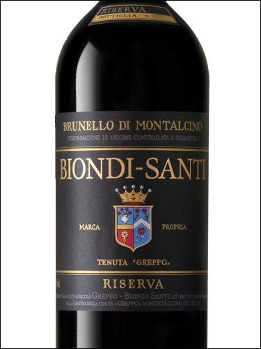 фото Biondi-Santi Brunello di Montalcino Riserva DOCG Бьонди-Санти Брунелло ди Монтальчино Ризерва Италия вино красное