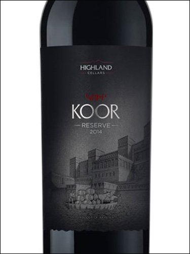 фото Koor Reserve Red dry Кур Резерв красное сухое Армения вино красное