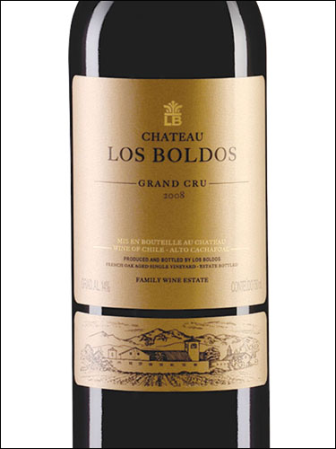 фото Chateau Los Boldos Grand Cru Шато Лос Болдос Гран Крю Чили вино красное