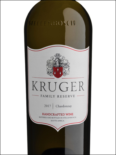 фото Kruger Family Reserve Chardonnay Крюгер Фэмили Резерв Шардоне ЮАР вино белое