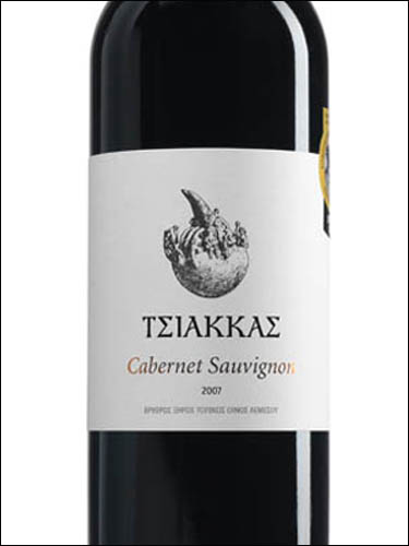 фото Tsiakkas Cabernet Sauvignon Циаккас Каберне Совиньон Кипр вино красное