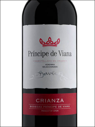 фото вино Principe de Viana Vendemia Seleccionada Crianza Navarra DO 