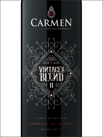 фото Carmen Vintages Blend II Кармен Винтажес Бленд II Чили вино красное