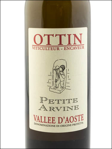 фото Ottin Petite Arvine Valle-d’Aosta DOP Оттен Петит Арвин Валле д'Аоста Италия вино белое