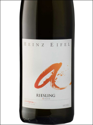 фото Heinz Eifel Riesling Auslese Mosel Хайнц Айфель Рислинг Ауслезе Мозель Германия вино белое