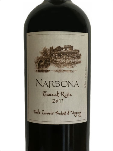 фото Narbona Tannat Roble Нарбона Таннат Робле Уругвай вино красное