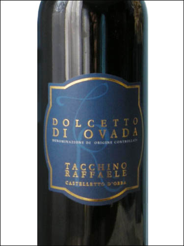 фото Tacchino Raffaele Dolcetto di Ovada DOC Таккино Раффаэле Дольчетто ди Овада Италия вино красное