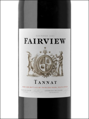 фото Fairview Tannat Фэирвью Таннат ЮАР вино красное