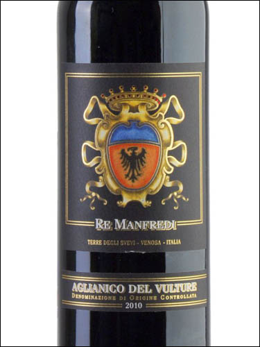 фото Re Manfredi Aglianico del Vulture DOC Ре Манфреди Альянико дель Вультуре Италия вино красное