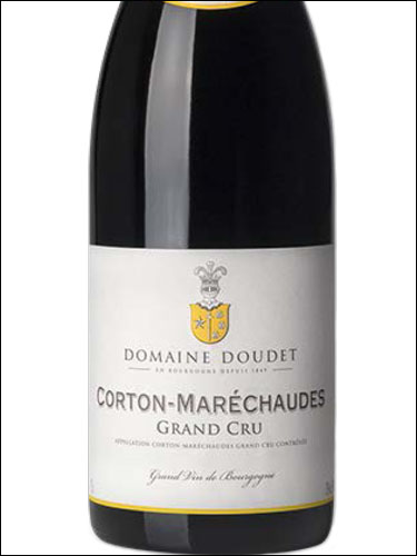 фото Domaine Doudet Corton-Marechaudes Grand Cru AOC Домен Дуде Кортон-Марешод Гран Крю Франция вино красное