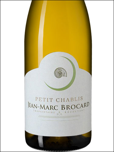 фото Jean-Marc Brocard Petit Chablis AOC Жан-Марк Брокар Пти Шабли АОС Франция вино белое