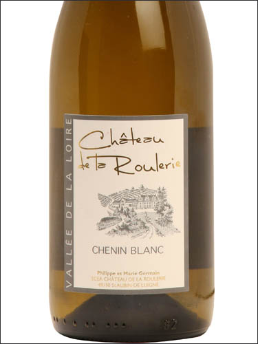 фото Chateau de la Roulerie Chenin Blanc Anjou AOC Шато де ла Рульри Шенен Блан Анжу Франция вино белое