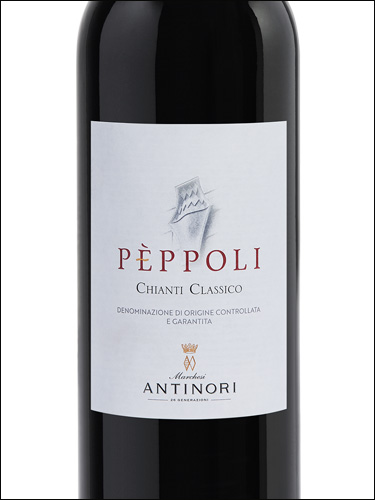 фото Antinori Peppoli Chianti Classico DOCG Антинори Пепполи Кьянти Классико Италия вино красное
