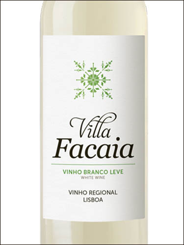 фото Villa Facaia Branco Vinho Regional Lisboa Вилла Факая Бранку ВР Лиссабон Португалия вино белое