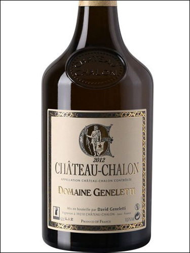 фото Domaine Geneletti Vin Jaune Chateau-Chalon AOC Домен Женелетти Вэн Жон Шато-Шалон Франция вино белое