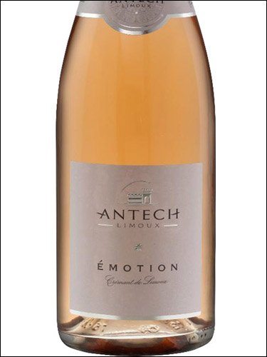 фото Antech Emotion Cremant de Limoux Rose Brut AOC Антеш Эмосьон Креман де Лиму Розе Брют Франция вино розовое