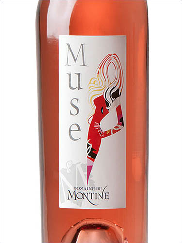 фото Domaine de Montine Muse Rose Mediterranee IGP Домен де Монтин Мюз Розе Медитерране Франция вино розовое
