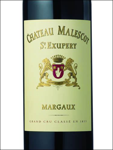фото Chateau Malescot St.Exupery 3-eme Grand Cru Classe Margaux AOC Шато Малеско Сент-Экзюпери Марго Франция вино красное