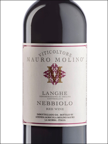 фото Mauro Molino Langhe Nebbiolo DOC Мауро Молино Ланге Неббиоло Италия вино красное