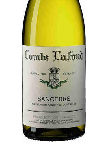 фото Comte Lafond Sancerre AOC Комт Лафон Сансер Франция вино белое