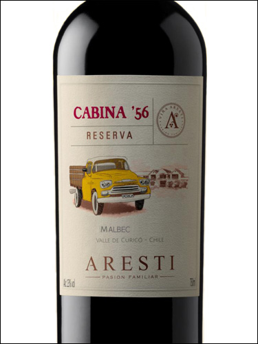 фото Aresti Cabina 56 Reserva Malbec Арести Кабина 56 Резерва Мальбек Чили вино красное