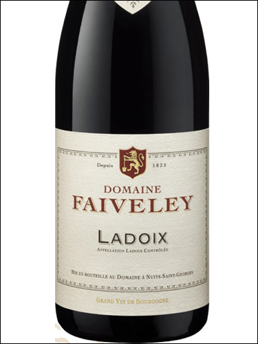 фото Domaine Faiveley Ladoix Rouge AOC Домен Февле Ладуа Руж Франция вино красное