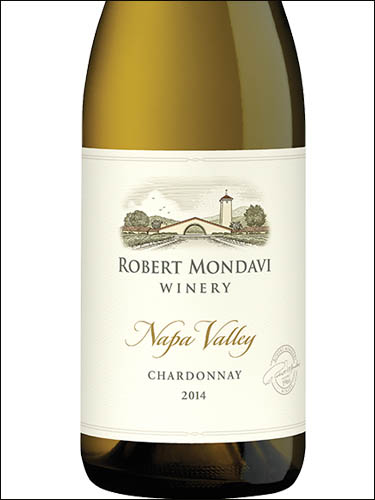 фото Robert Mondavi Winery Chardonnay Napa Valley Роберт Мондави Вайнери Шардоне Напа Вэлли США вино белое