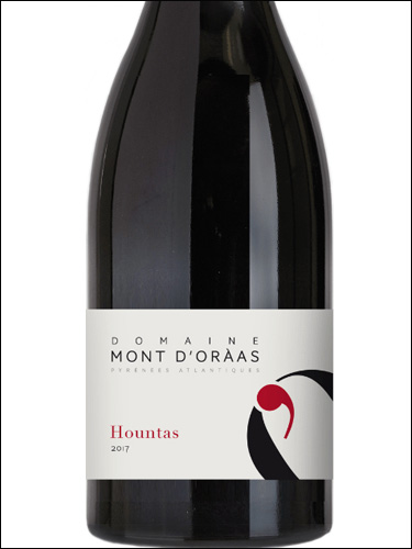 фото Domaine Mont d'Oraas Hountas Rouge Bearn AOC Домен Мон д'Ораа Унта Руж Беарн Франция вино красное