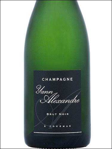 фото Champagne Yann Alexandre Brut Noir Шампань Янн Александр Брют Нуар Франция вино белое