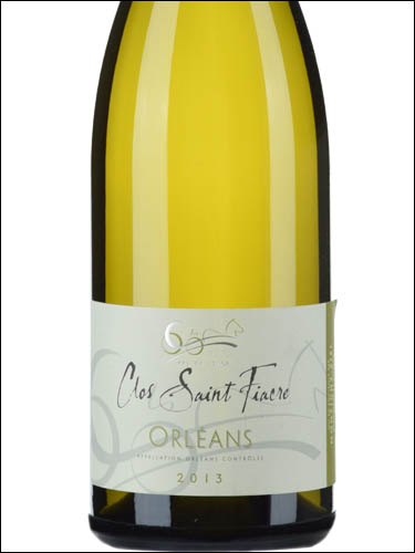 фото Clos Saint-Fiacre Orleans Blanc AOC Кло Сен-Фиакр Орлеан Блан Франция вино белое