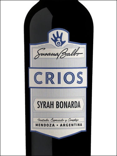фото Susana Balbo Crios Syrah-Bonarda Сусана Бальбо Криос Сира Бонарда Аргентина вино красное