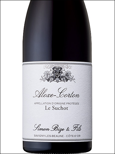 фото Simon Bize & Fils Aloxe-Corton Le Suchot AOC Симон Биз э Фис Алокс-Кортон Ле Сушо Франция вино красное