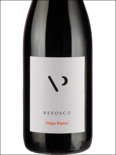 фото Volpe Pasini Refosco dal Peduncolo Rosso Вольпе Пазини Рефоско даль Педунколо Россо Италия вино красное
