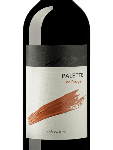 фото Chateau de Talu Palette de Rouge Шато де Талю Палитра красное Россия вино красное