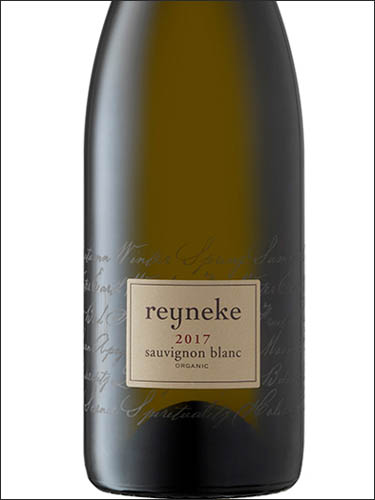 фото Reyneke Sauvignon Blanc Рейнеке Совиньон Блан ЮАР вино белое