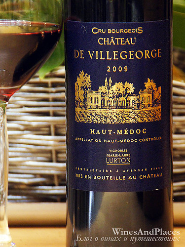 фото Chateau de Villegeorge Cru Bourgeois AOC Haut-Medoc Шато де Вильжорж Крю Буржуа О-Медок Франция вино красное