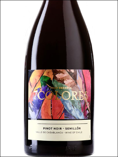 фото 7Colores Gran Reserva Pinot Noir Semillon Casablanca Valley DO 7Колорес Гран Ресерва Пино Нуар Семильон Долина Касабланка Чили вино красное