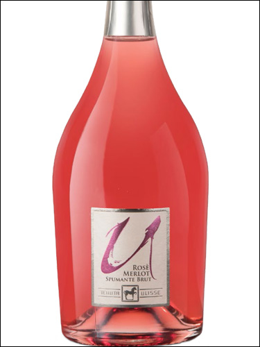 фото Tenuta Ulisse Merlot Spumante Rose Brut Тенута Улиссе Мерло Спуманте Розе Брют Италия вино розовое