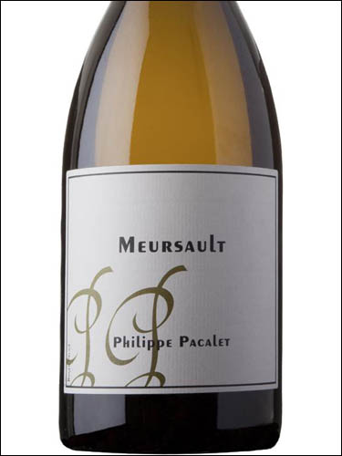 фото Philippe Pacalet Meursault AOC Филипп Пакале Мерсо Франция вино белое