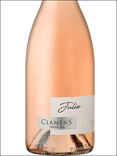 фото Clamens Julie Rose Fronton AOC Кламанс Жули Розе Фронтон Франция вино розовое