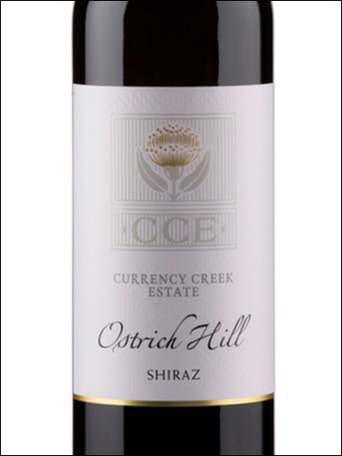 фото Currency Creek Estate Ostrich Hill Shiraz Карренси Крик Истейт Острич Хилл Шираз Австралия вино красное