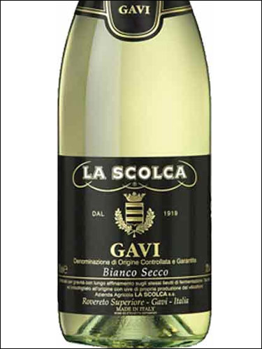 фото La Scolca Etichetta Nera Gavi dei Gavi DOCG Ла Сколька Етикетта Нера Гави дей Гави Италия вино белое