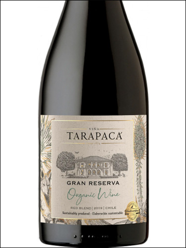 фото Vina Tarapaca Gran Reserva Organic Wine Red Blend Винья Тарапака Гран Резерва Органик Вайн Ред Бленд Чили вино красное